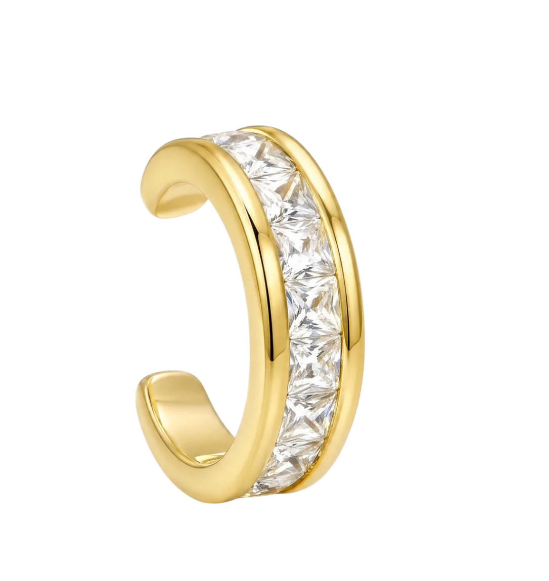 Crystal Baguette Ear Cuff