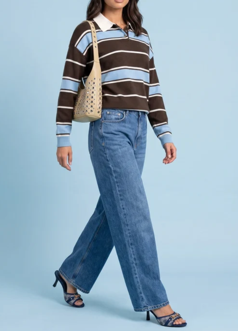 Wool Blend Stripe Jumper