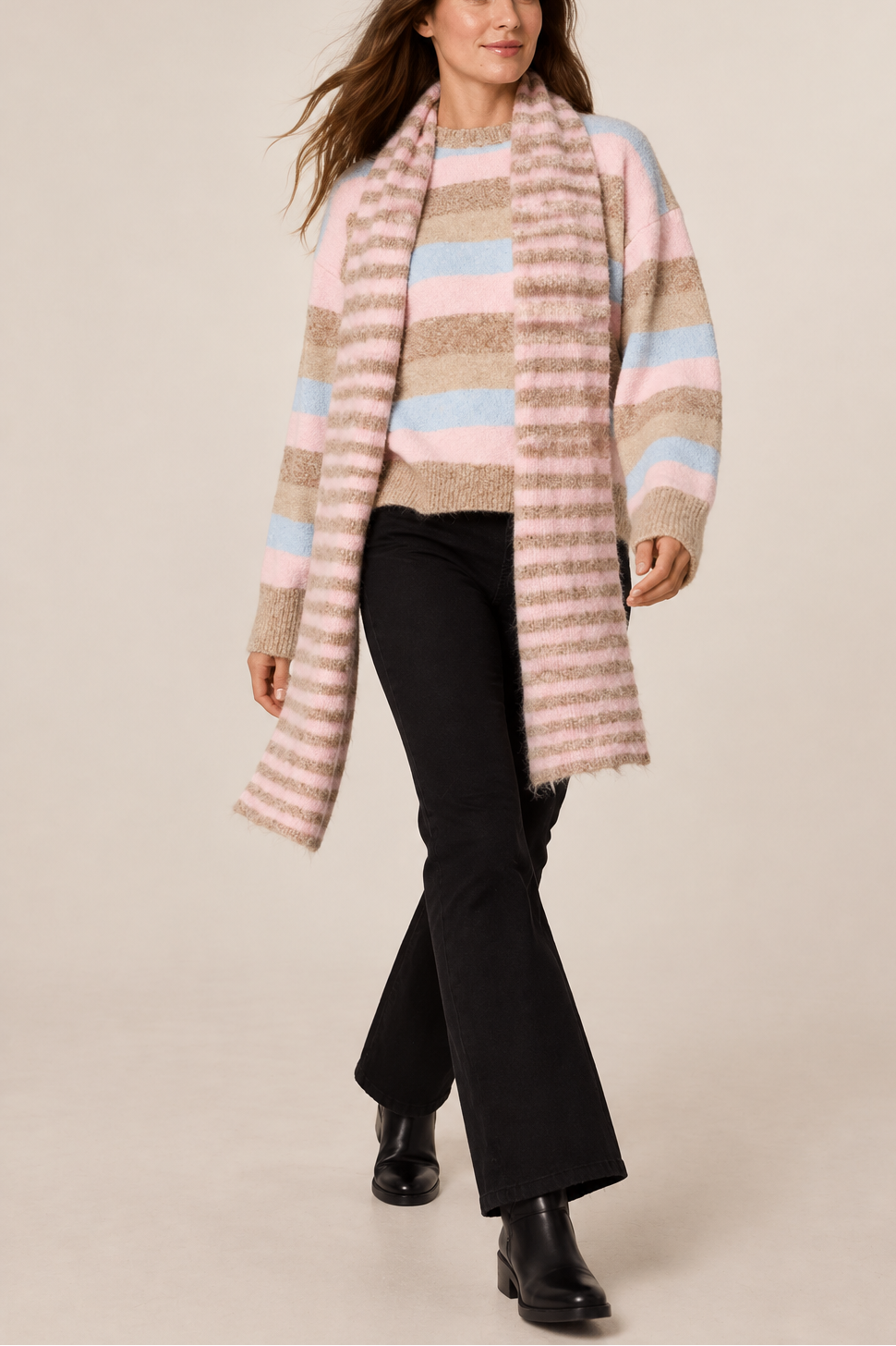 Pastel Scarf & Jumper