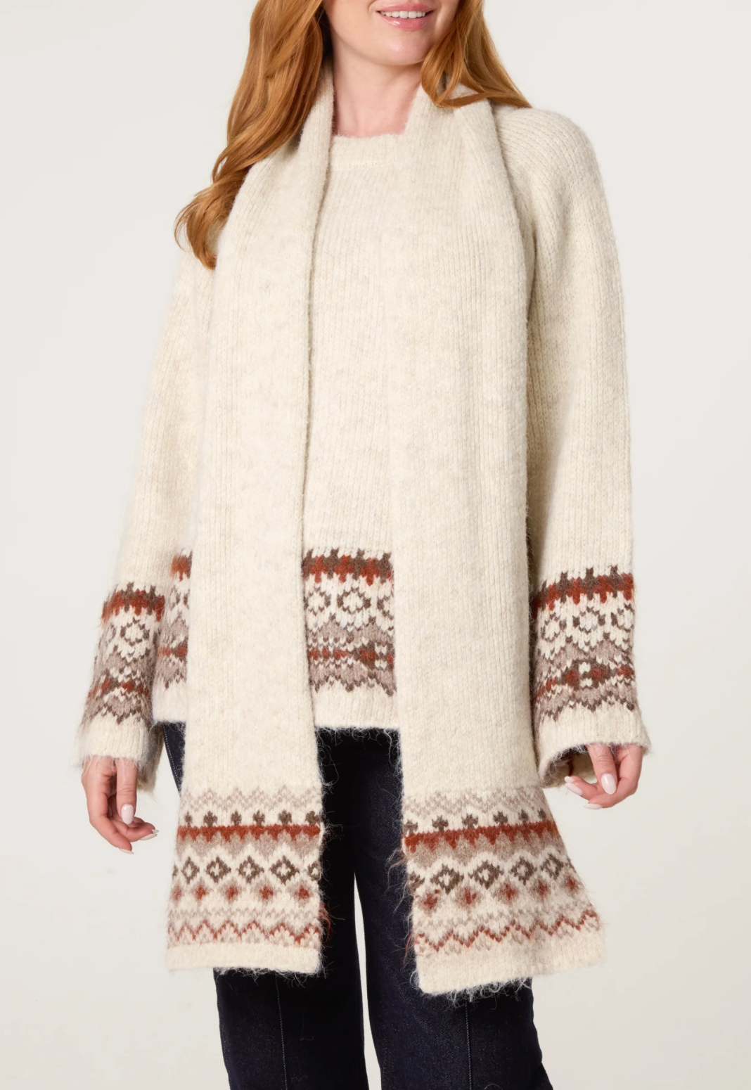 Arctic Knit Scarf Jumper