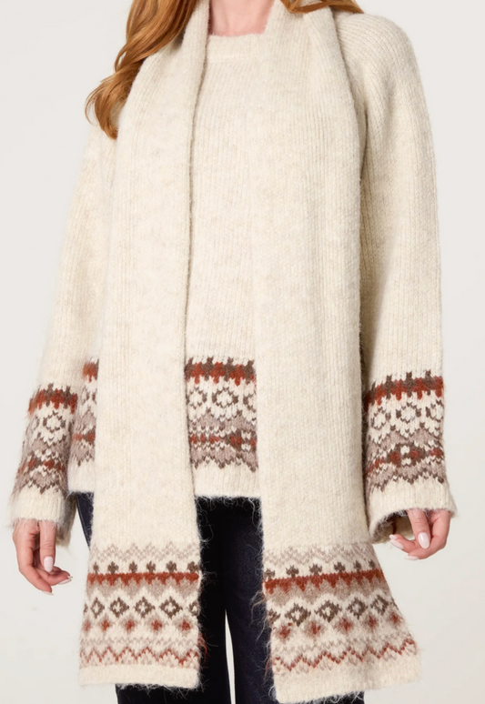 Arctic Knit Scarf Jumper