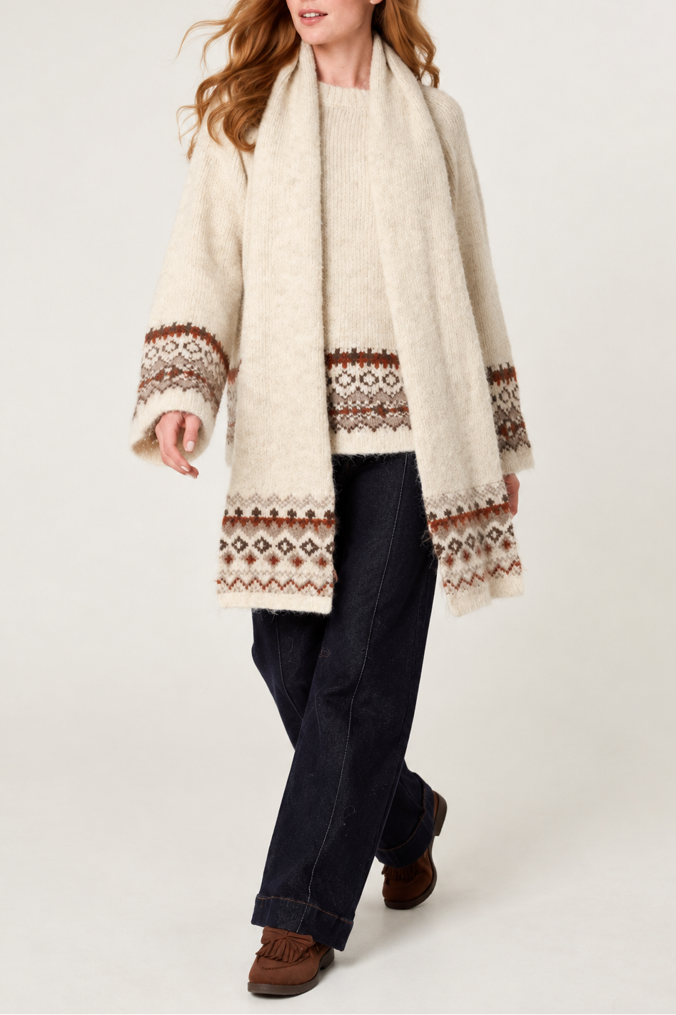 Arctic Knit Scarf Jumper