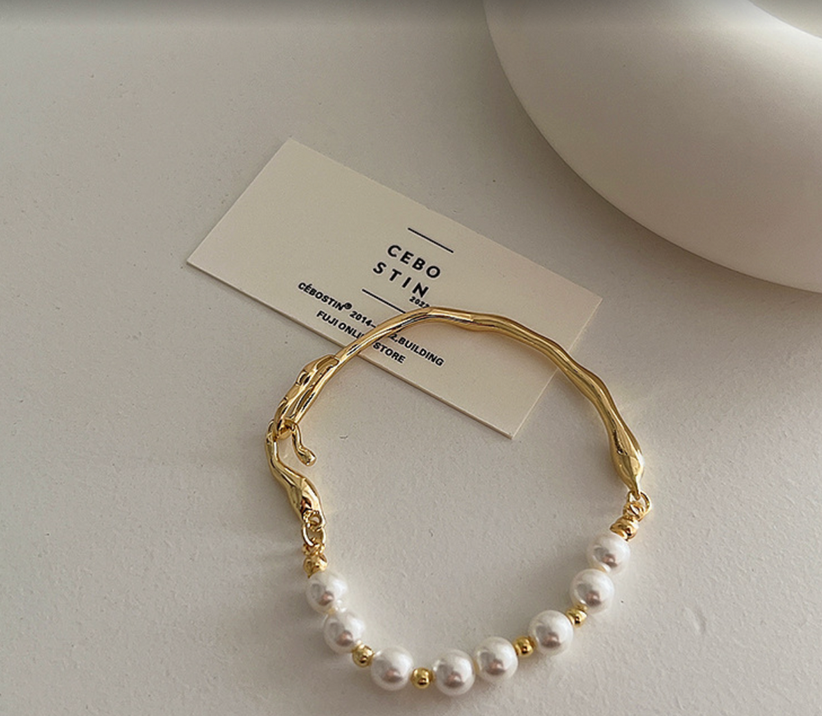 Moulton Pearl Cuff Bracelet