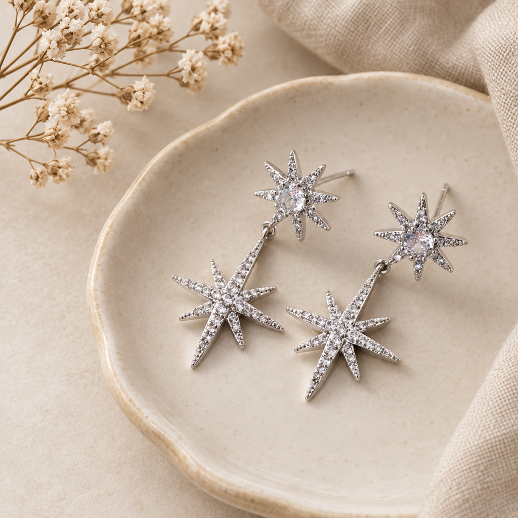 Starburst Drop Earrings