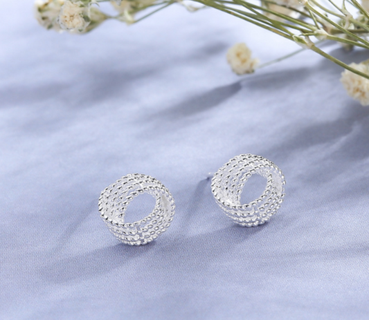 Swirl Stud Earrings