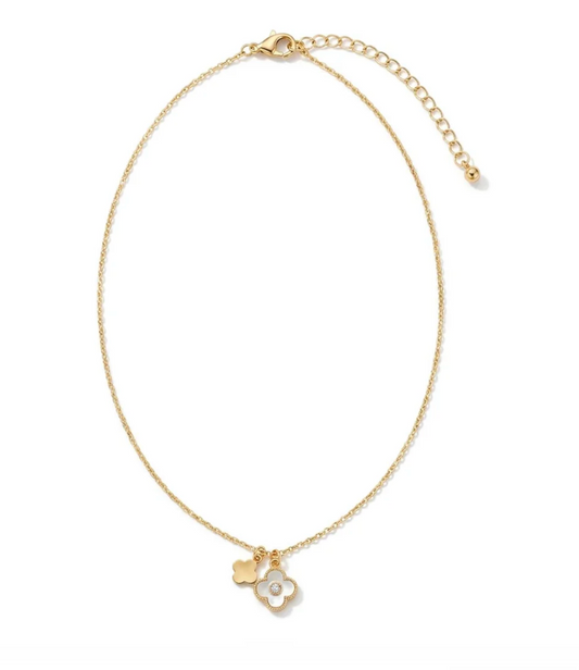 MOP Clover Pendant Necklace