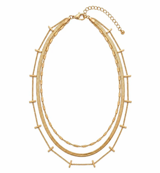Three Unique Chain Necklace