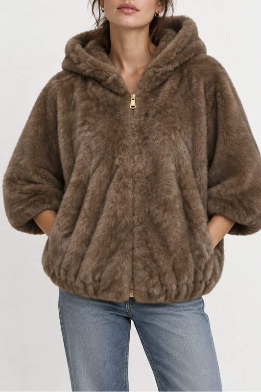 Reversible Faux Fur Jacket