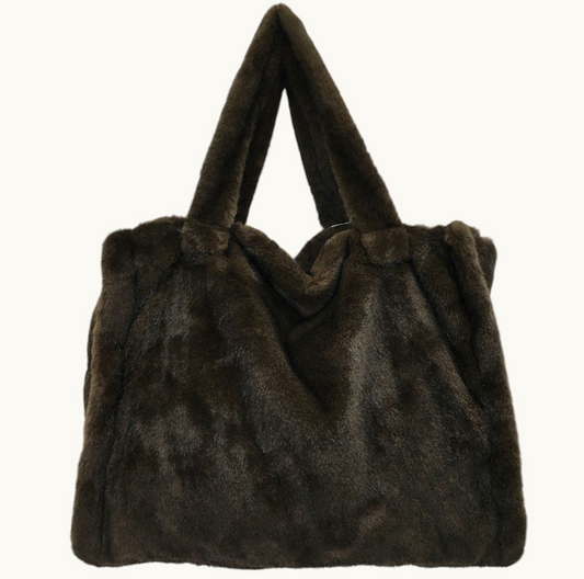 Large Faux Fur Bag