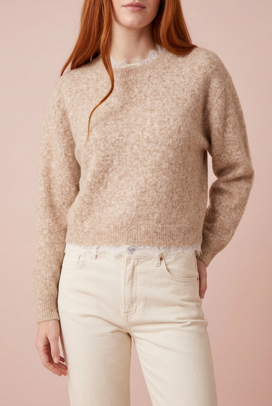 Lace Trim Jumper