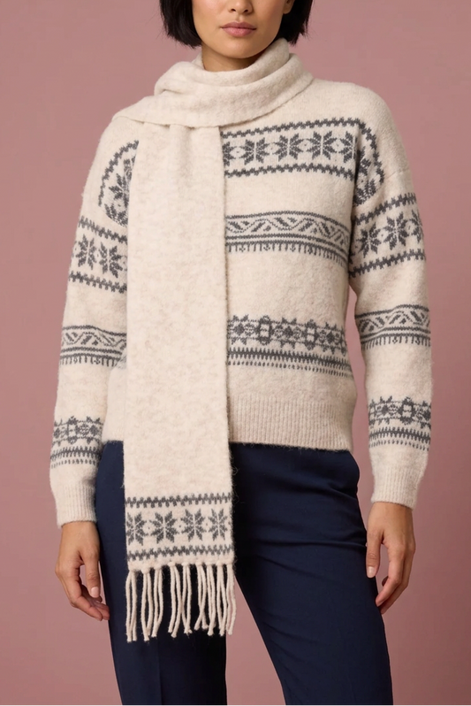 Nordic Inspired Scarf Knit