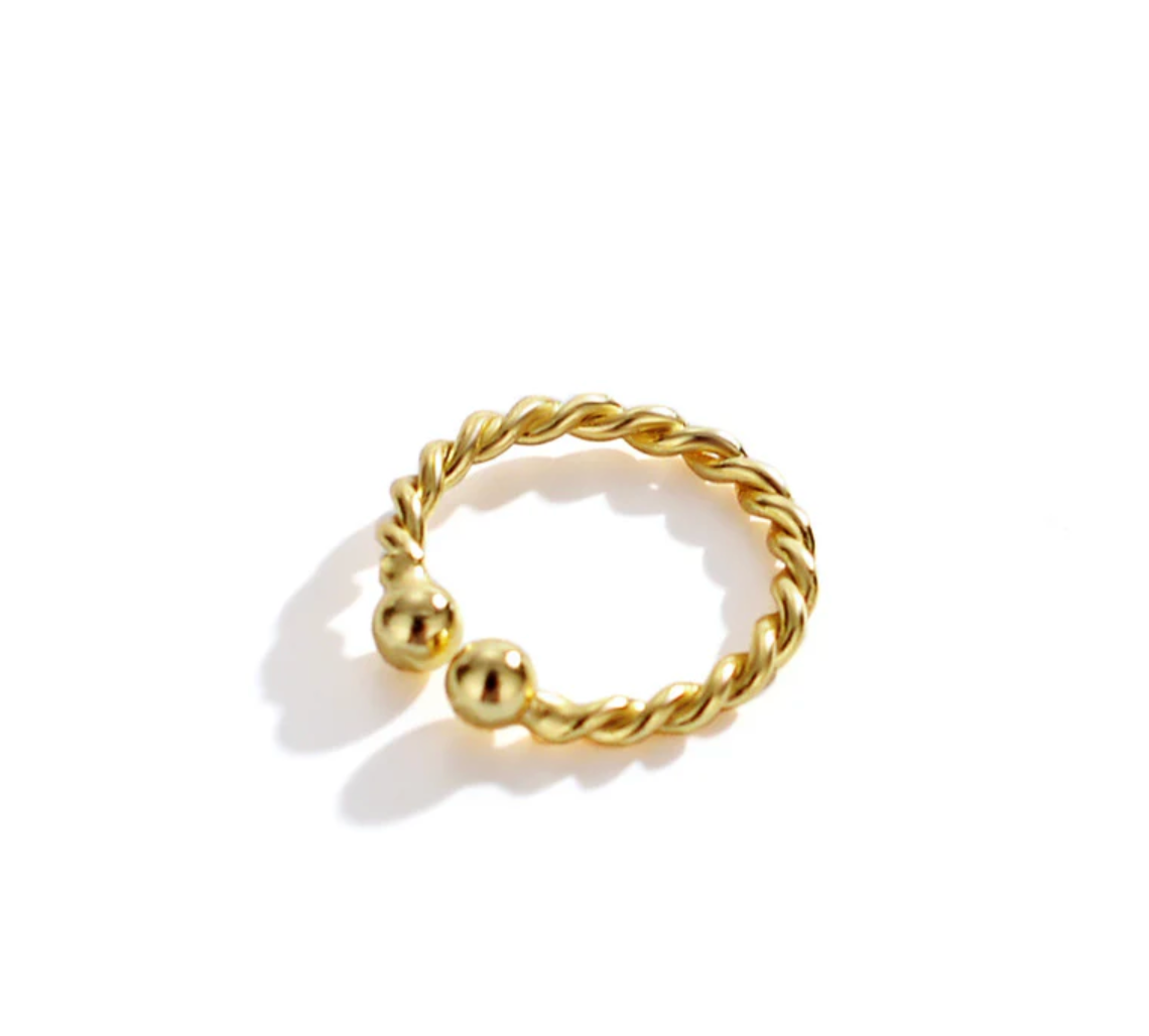 Rope Twist Ear Cuff