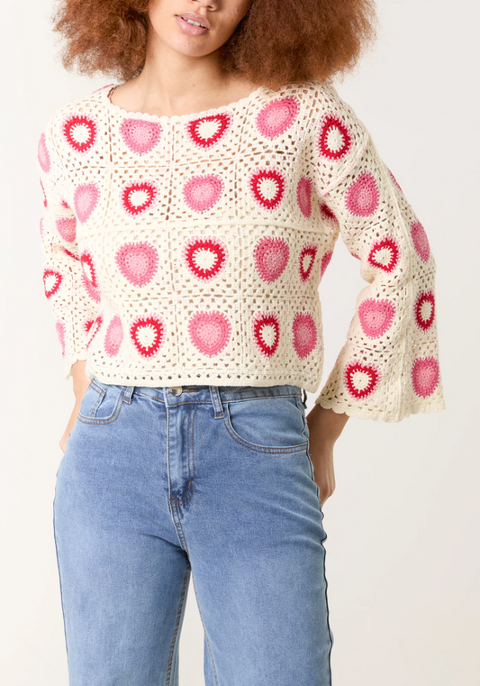 Heart Crochet Top