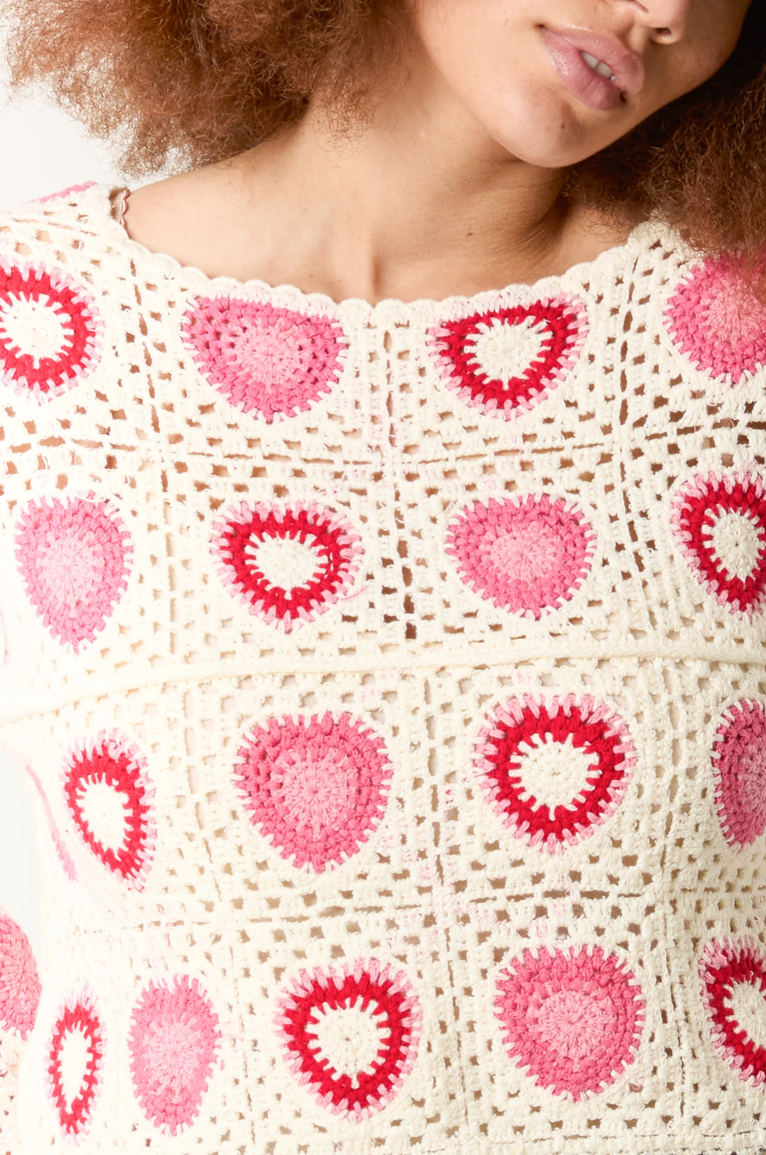 Heart Crochet Top