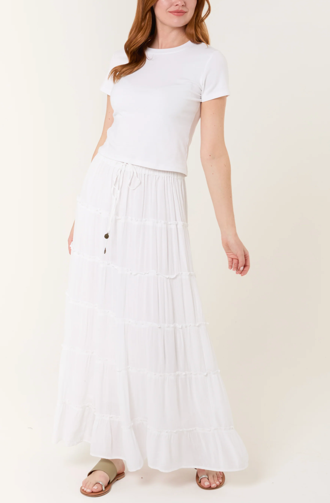 White Maxi Skirt