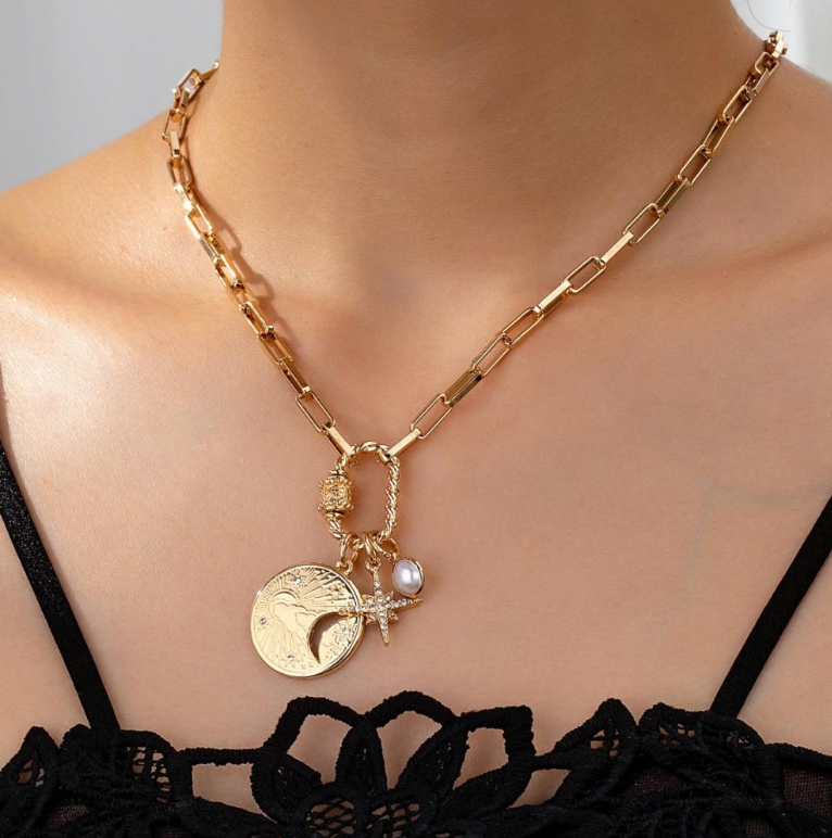 Night Sky Pendant Necklace