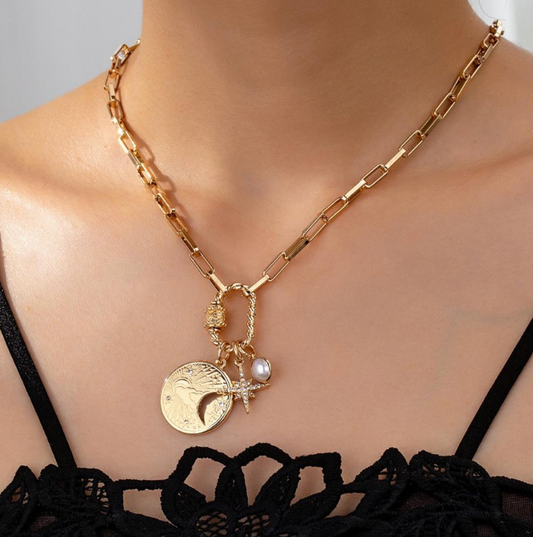 Night Sky Pendant Necklace