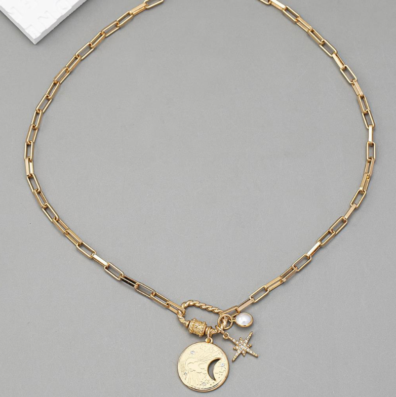 Night Sky Pendant Necklace