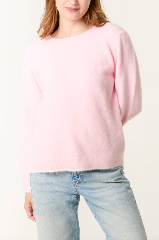 Lace Back Bow Jumper