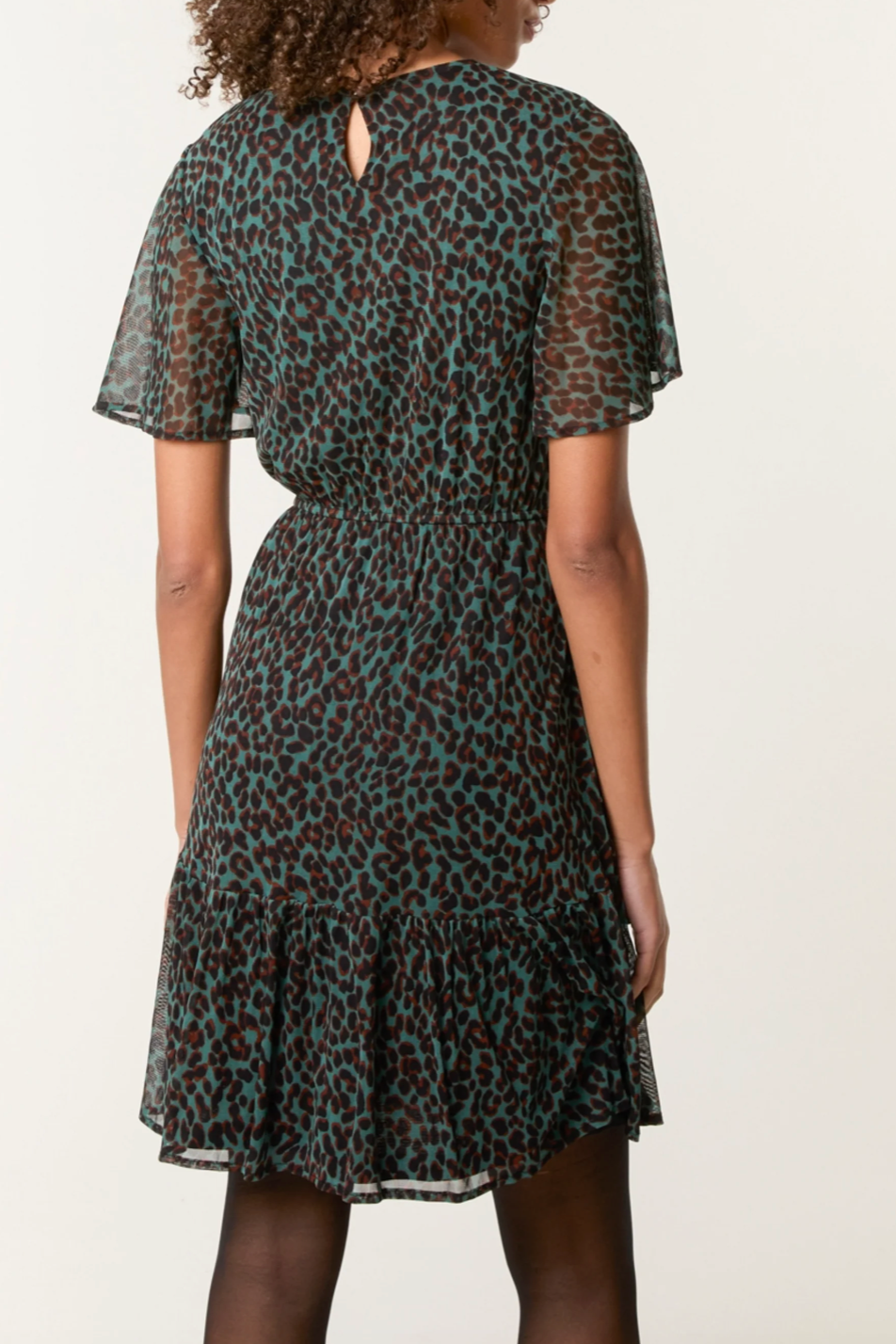 Flutter Leopard Dress