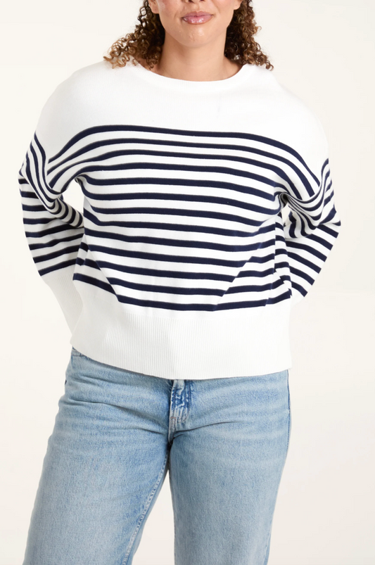 Fine Knit Stripe Jumper