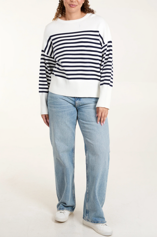 Fine Knit Stripe Jumper