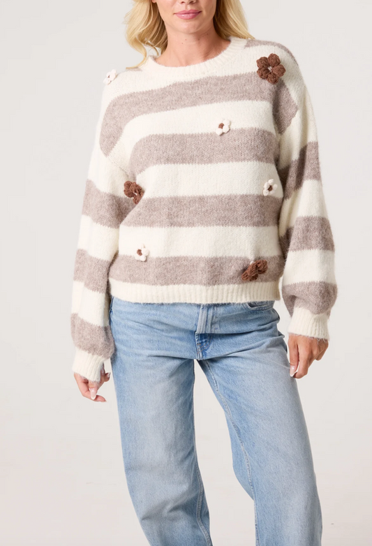 Flocking Flower Jumper