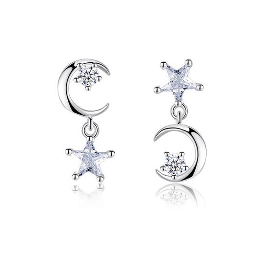Asymmetric Moon & Stars