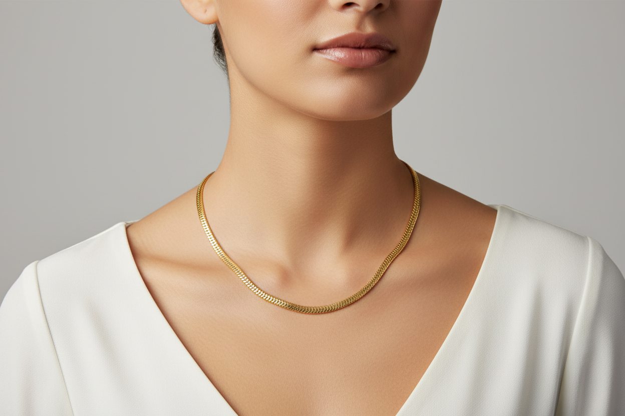 Chunky Snake Chain Necklace