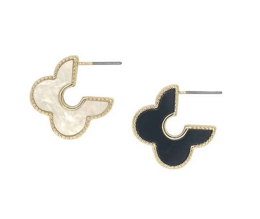Double Sided Clover Earrings