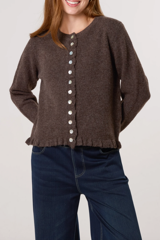 Ruffle Trim Jumper