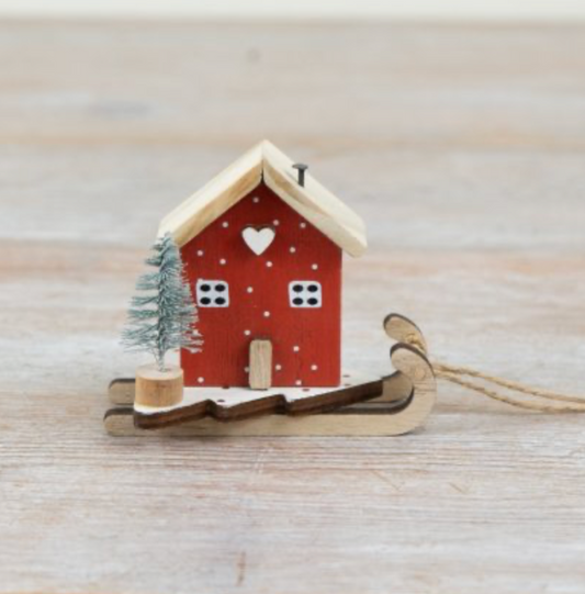 Hanging House On Sleigh
