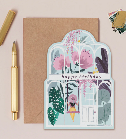Greenhouse Birthday Card