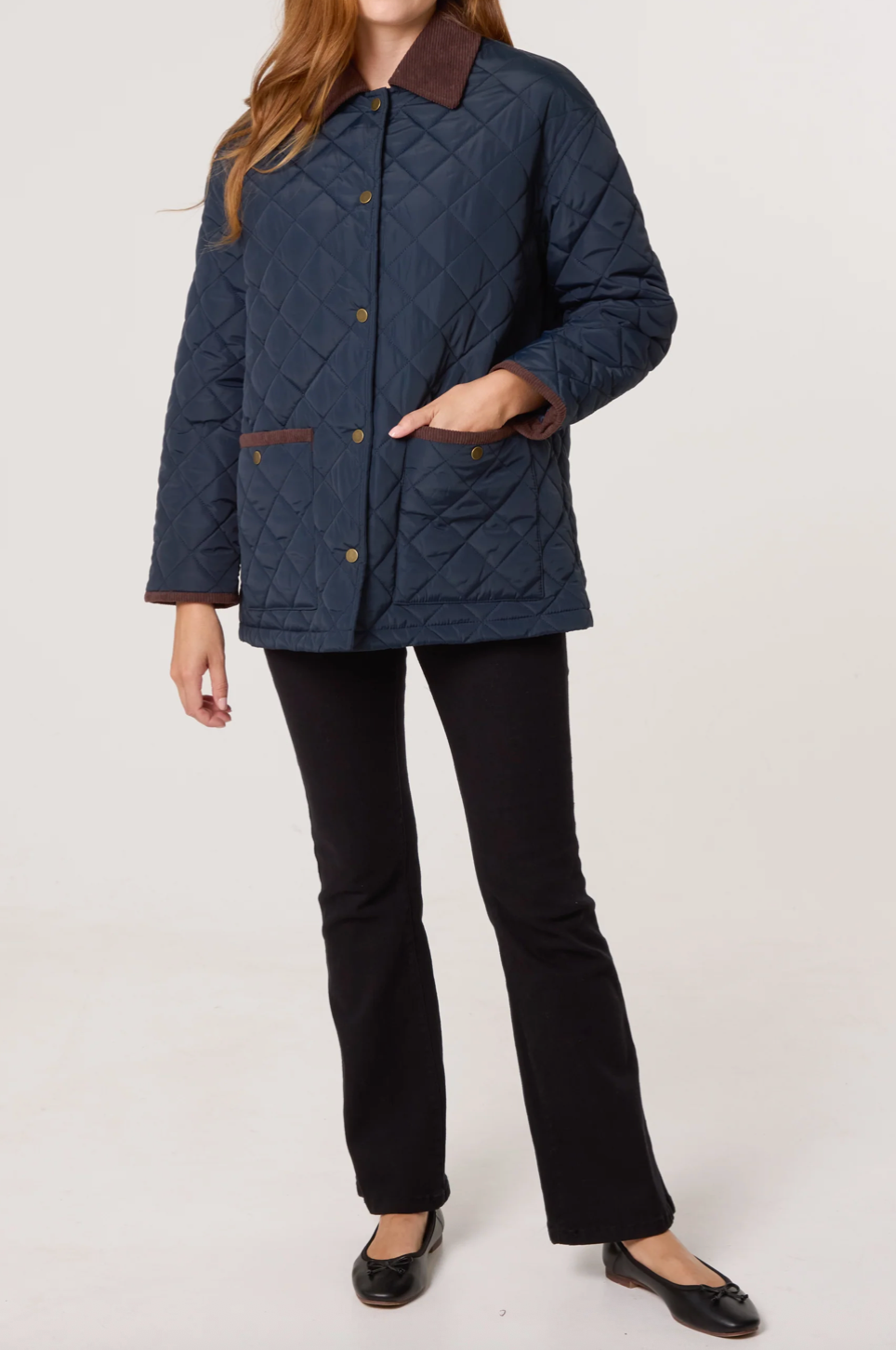 Diamond Quilted Coat