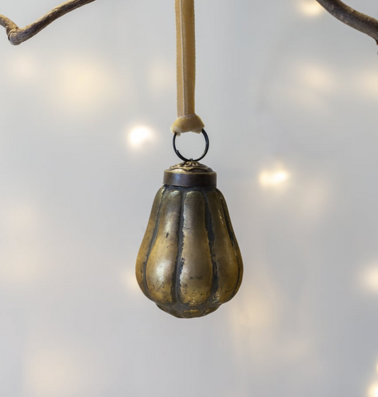 Gold Pear Decoration