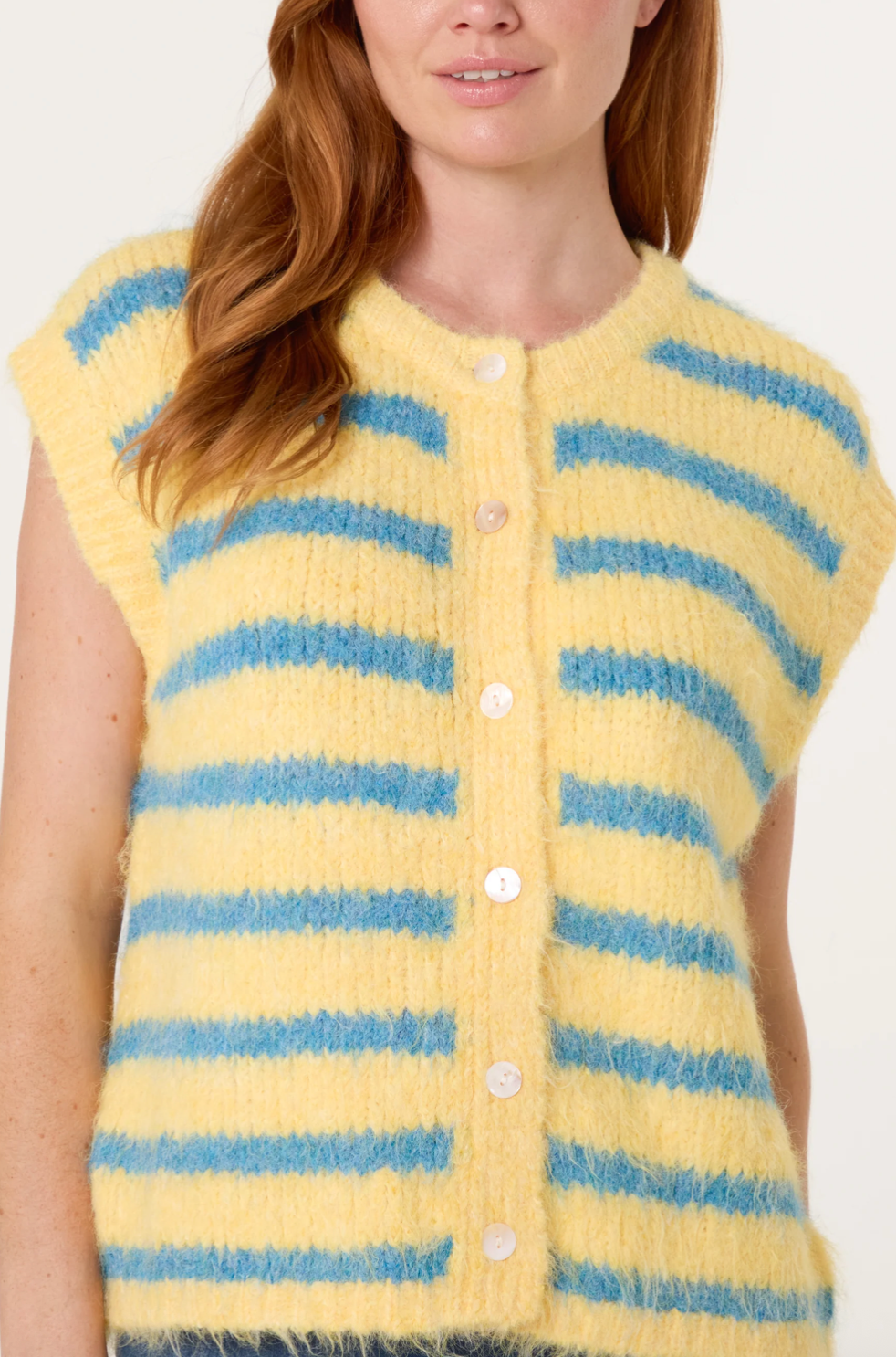 Butter Blue Stripe Vest