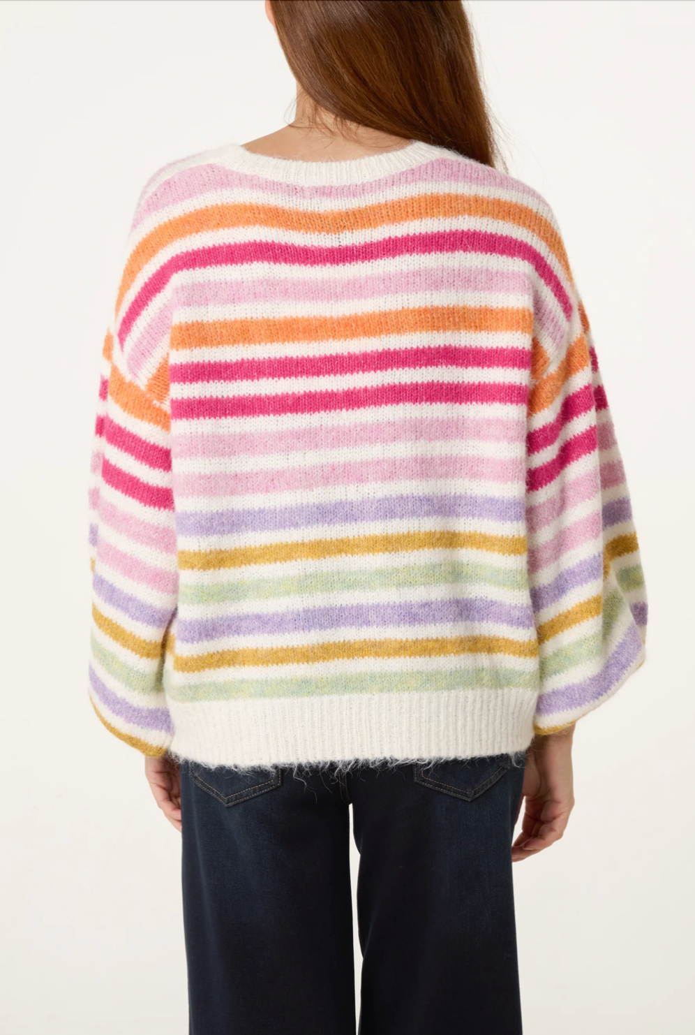 Striped Rainbow Knit Jumper