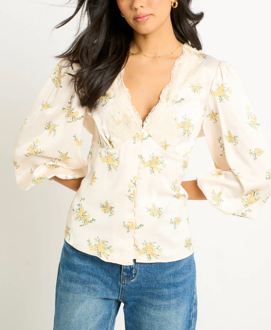 Ditsy Lace Blouse