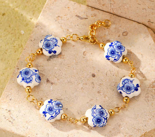 Flower Print Bracelet