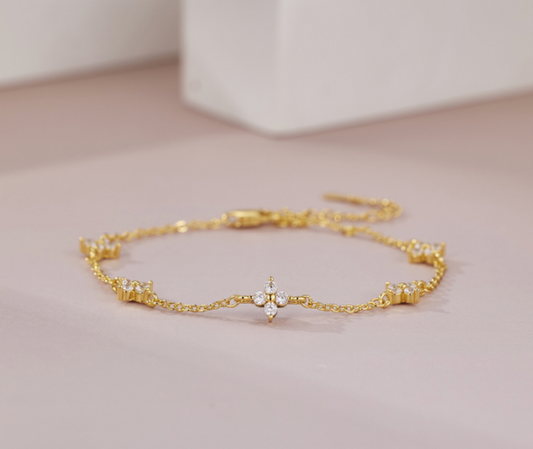 Five Little Flower Bracelet