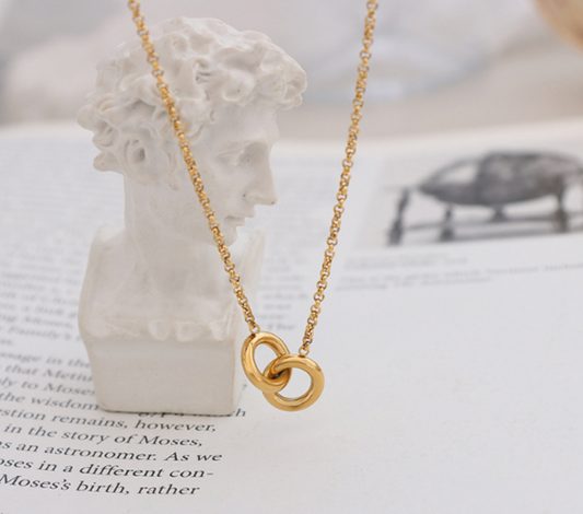 Linked Circle Necklace