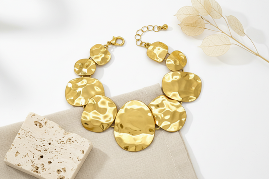 Hammered Metal Bracelet