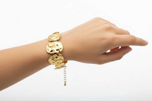 Hammered Metal Bracelet