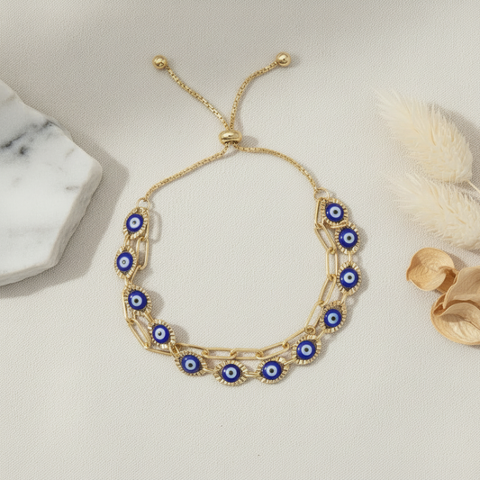 Evil Eye Layer Bracelet