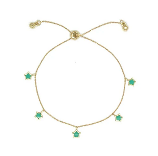 Enamel Star Bracelet