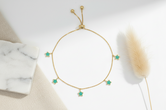 Enamel Star Bracelet