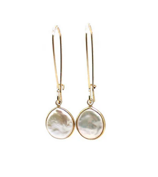 Stone Tear Drop Earrings