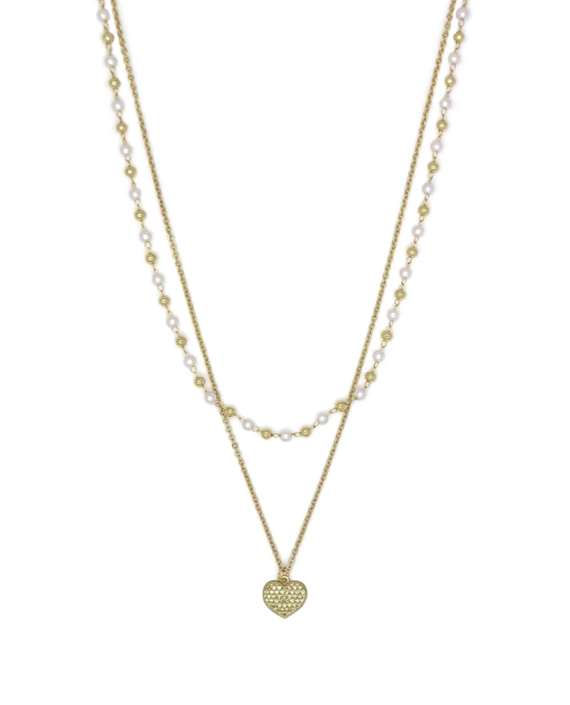 Textured Heart Necklace