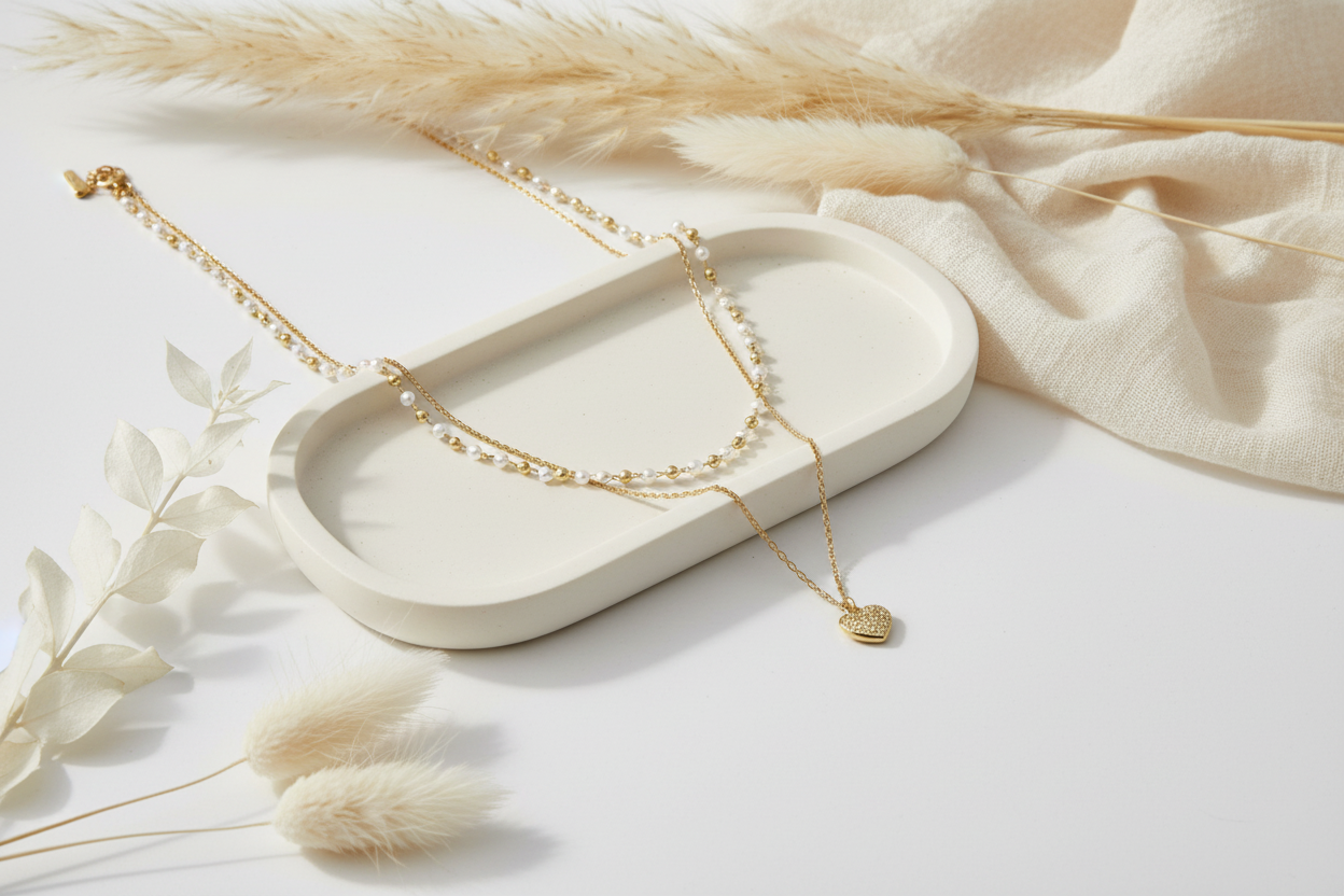 Textured Heart Necklace