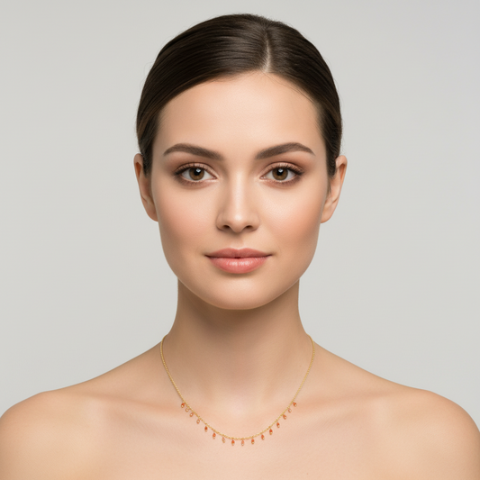 Dainty Gemstone Necklace